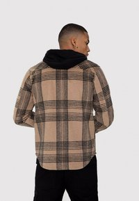 FRILIVIN CAPUCHE AVEC MOTIF À CARREAUX   - Veste mi-saison - marron