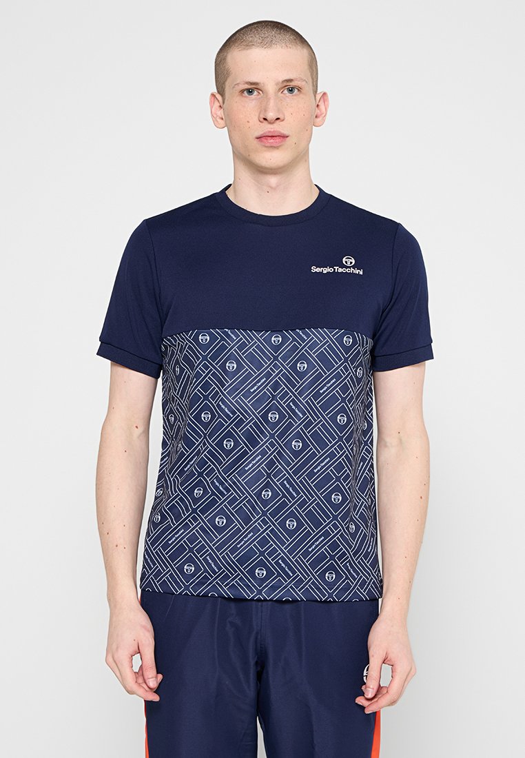 Sergio Tacchini T-shirt print blauw