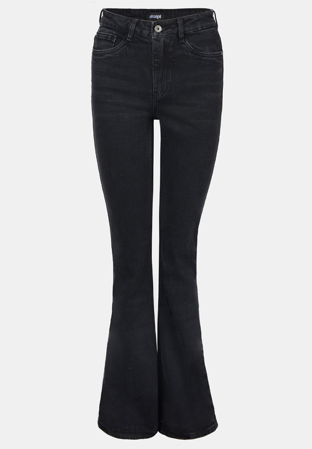 Eksept by Shoeby SUSAN FLARED DENIM - Flared Jeans - grey - Zalando.de