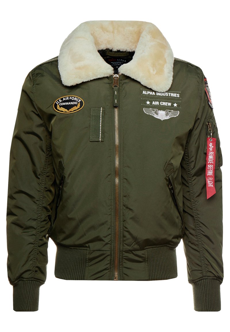 Alpha Industries INJECTOR AIR FORCE - Winter jacket - dark green 
