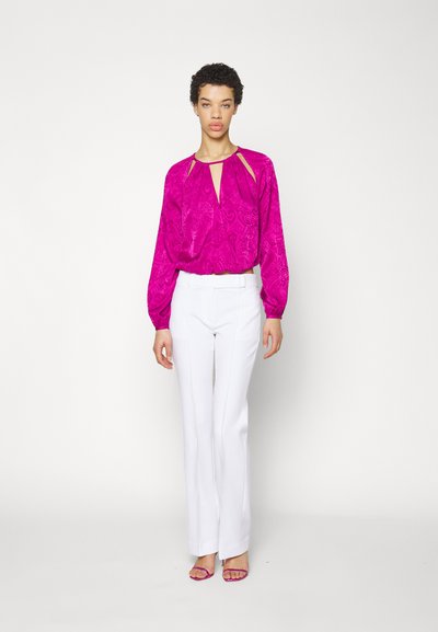 Veronica Beard SIONNE BLOUSE - Μπλούζα με μακριά μανίκια - bright magenta