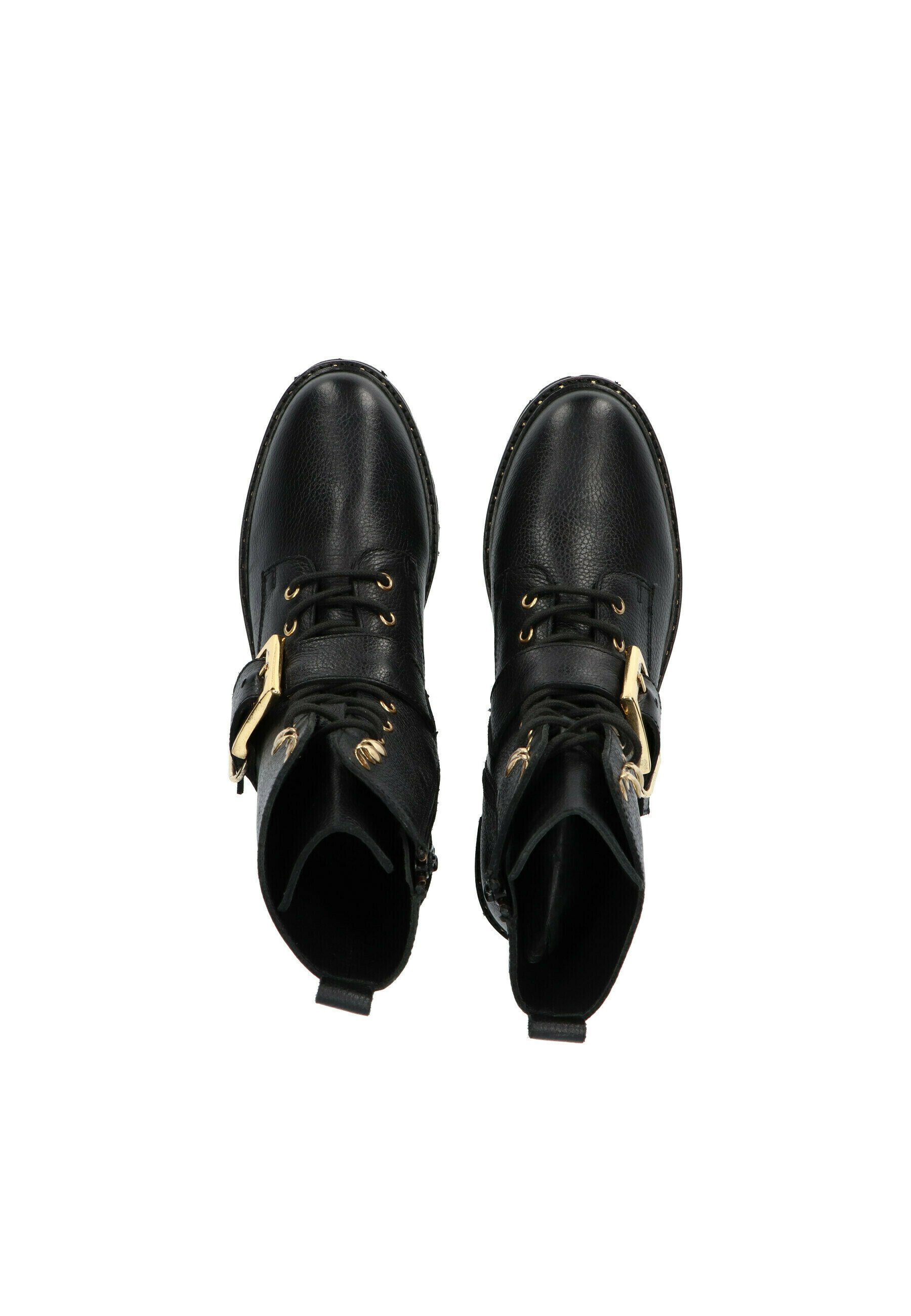 TANGO BEE - Enkellaarsjes met plateauzool - schwarz/Zwart - Zalando.nl