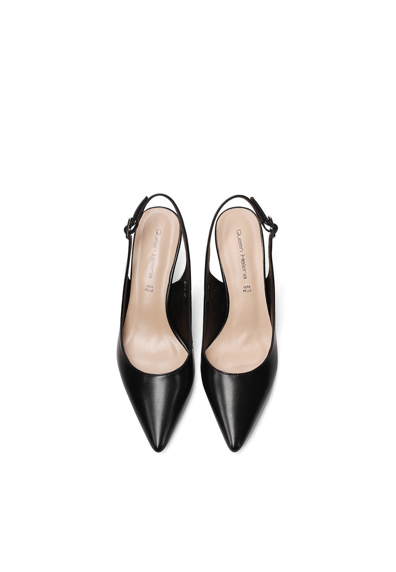 QUEEN HELENA Décolleté Donna Con Tacco Medio E Cinturino Slingback – Nuova Collezione SS25, Elegante E Versatile