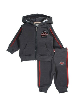 Lee Cooper, ENSEMBLE JOGGING IMPRIMÉ - Tuta - gris fonce
