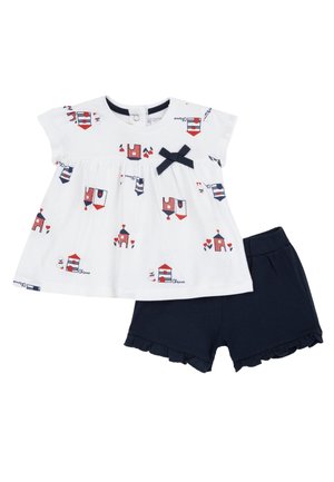 Chicco Set 3 Pantaloncini E 3 Magliette Per Bambino, Cotone, Blu, Taglia 5 Anni – Divertenti E Pratici