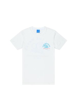 Ocean Pacific, OCEAN PACIFIC HERREN T-SHIRT NORMALE PASSFORM DAWNY - T-shirt print - off-white blue