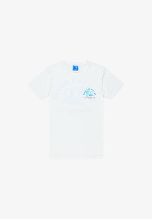 Ocean Pacific, OCEAN PACIFIC HERREN T-SHIRT NORMALE PASSFORM DAWNY - T-shirt con stampa - off-white blue