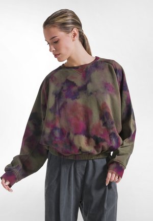 Deha, PRINT SWEATSHIRT - SWEATER - Sweater - green