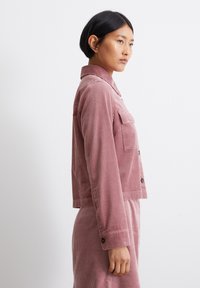 Marc O'Polo JACKET SHIRT DETAILS SLIGHTLY CROPPED - Giacca leggera - dark mauve