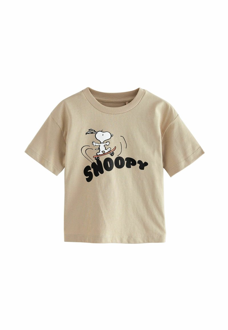 Next REGULAR FIT - SNOOPY SHORT SLEEVE - Tricou cu imprimeu - neutral