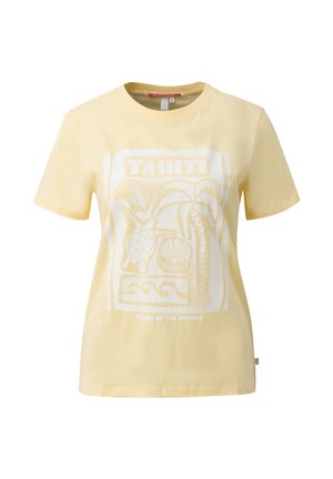 QS, T-SHIRT - T-shirt print - helles zitrone