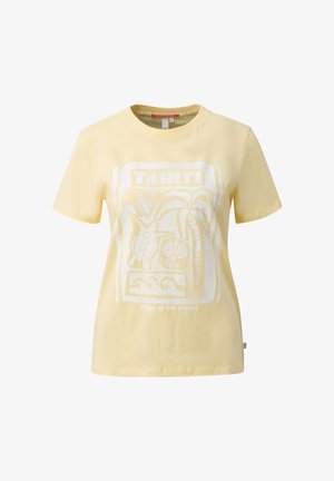 QS, T-SHIRT - T-shirt print - helles zitrone