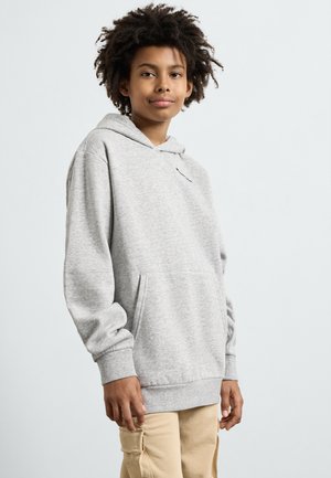Champion ICONS HOODIE CONTRAST SMALL LOGO UNISEX - Kapuzenpullover - grey