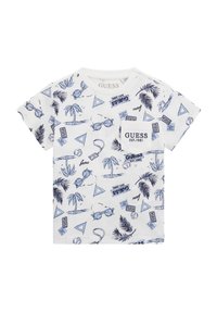 Guess - ALLOVER - Camiseta estampada - mehrfarbig weiß Imagen en miniatura 1