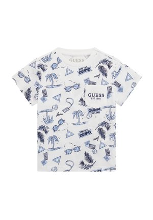 Guess ALLOVER - Printtipaita - mehrfarbig weiß