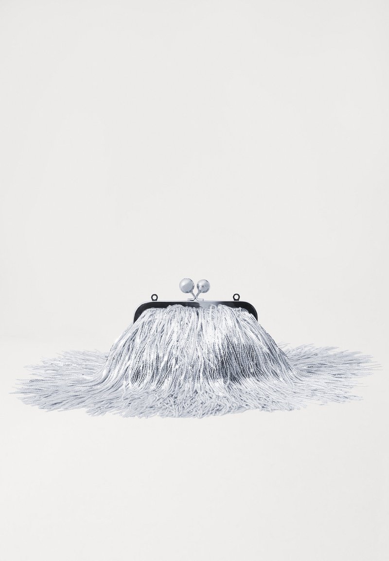 WEEKEND MaxMara FLOU - Keresztpántos táska - silver