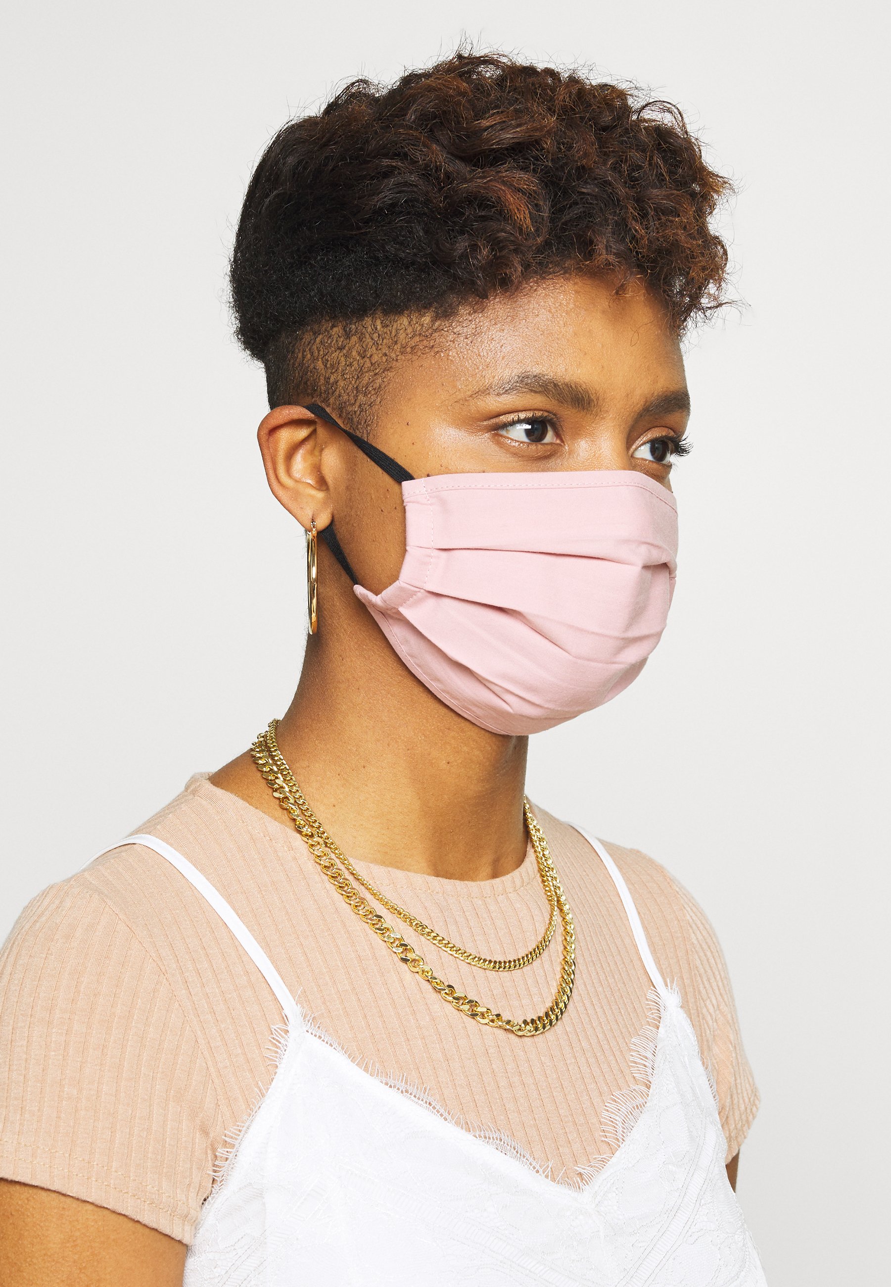 Zign 5 PACK - Stoffen mondkapje - brown/pink/green/Bruin - Zalando.nl