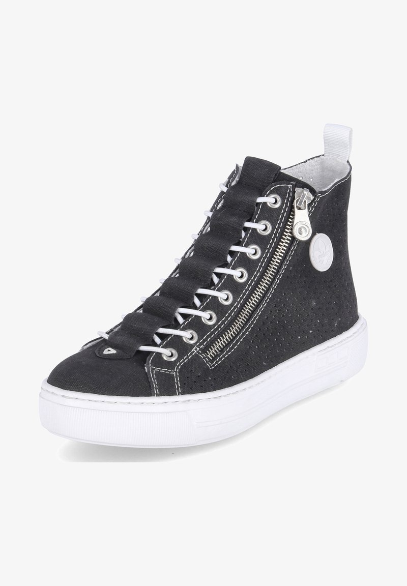 Rieker High-top trainers - schwarz/black - Zalando