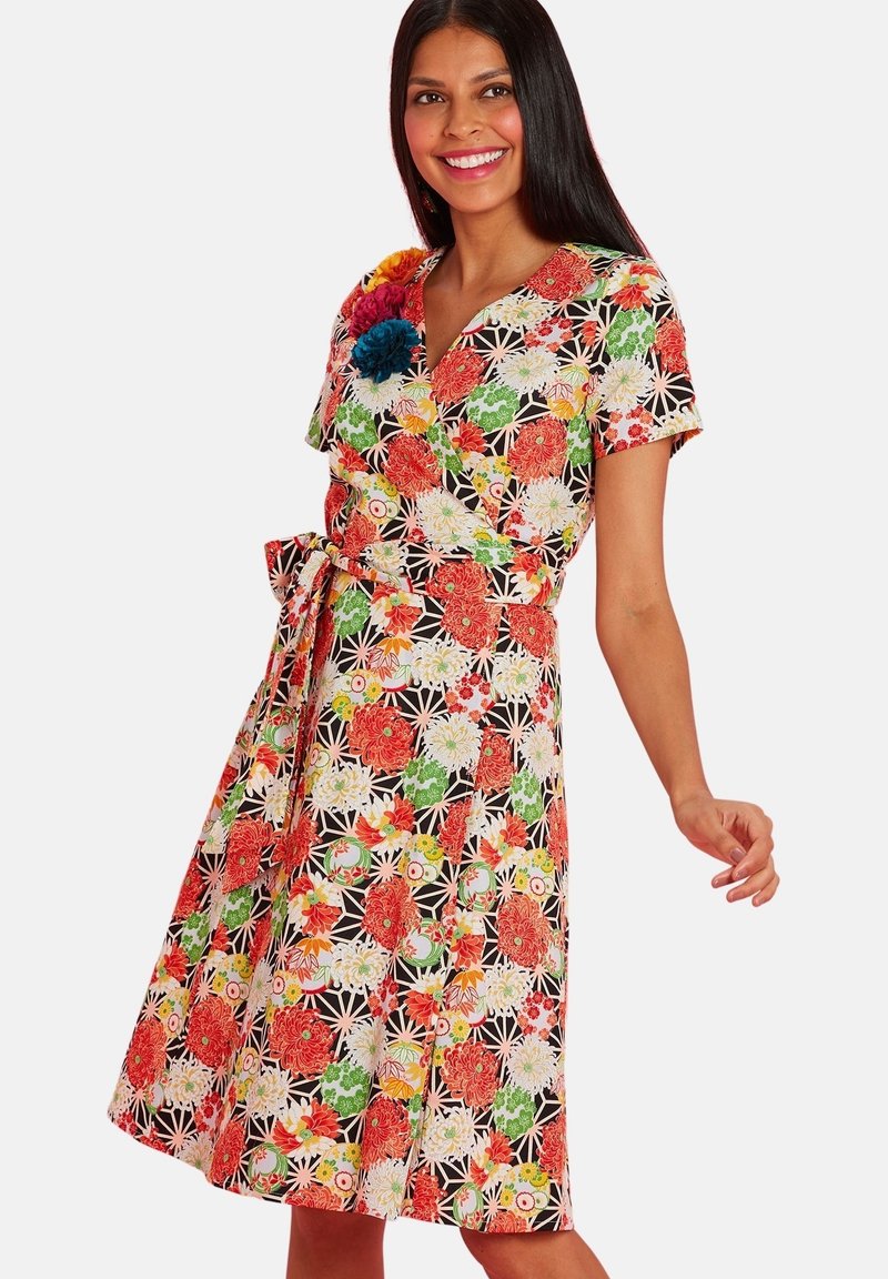 Damen Freizeitkleider | Antoine et Lili KOBE Freizeitkleid multico/rot - HF37317 Damen Freizeitkleider | Antoine et Lili KOBE Freizeitkleid multico/rot - HF37317