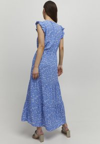 b.young FRILL DRESS - Vestito casual - ultramarine mix