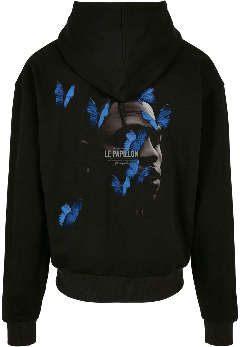 Sweat à Capuche Avec Impression Papillon Coloré Dans Le Dos - Hoodie Unisexe Pour Un Style Printanier Et Fun