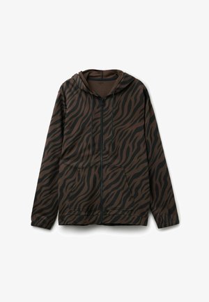 Tezenis, HOODED - Zip-up sweatshirt - brown