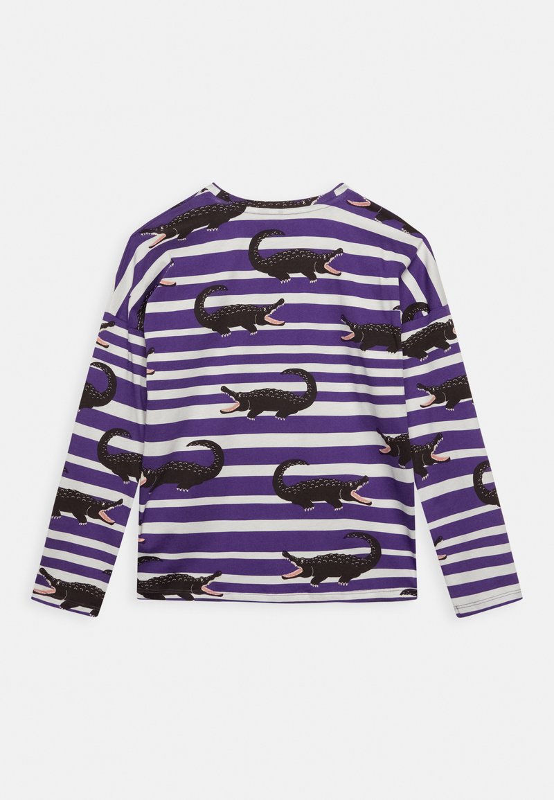Kinder T-Shirts | Mini Rodini CROCODILES AOP GRANDPA Langarmshirt purple/lila - QP26978 Kinder T-Shirts | Mini Rodini CROCODILES AOP GRANDPA Langarmshirt purple/lila - QP26978