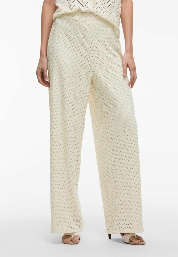 WIDE - Stoffhose - birch