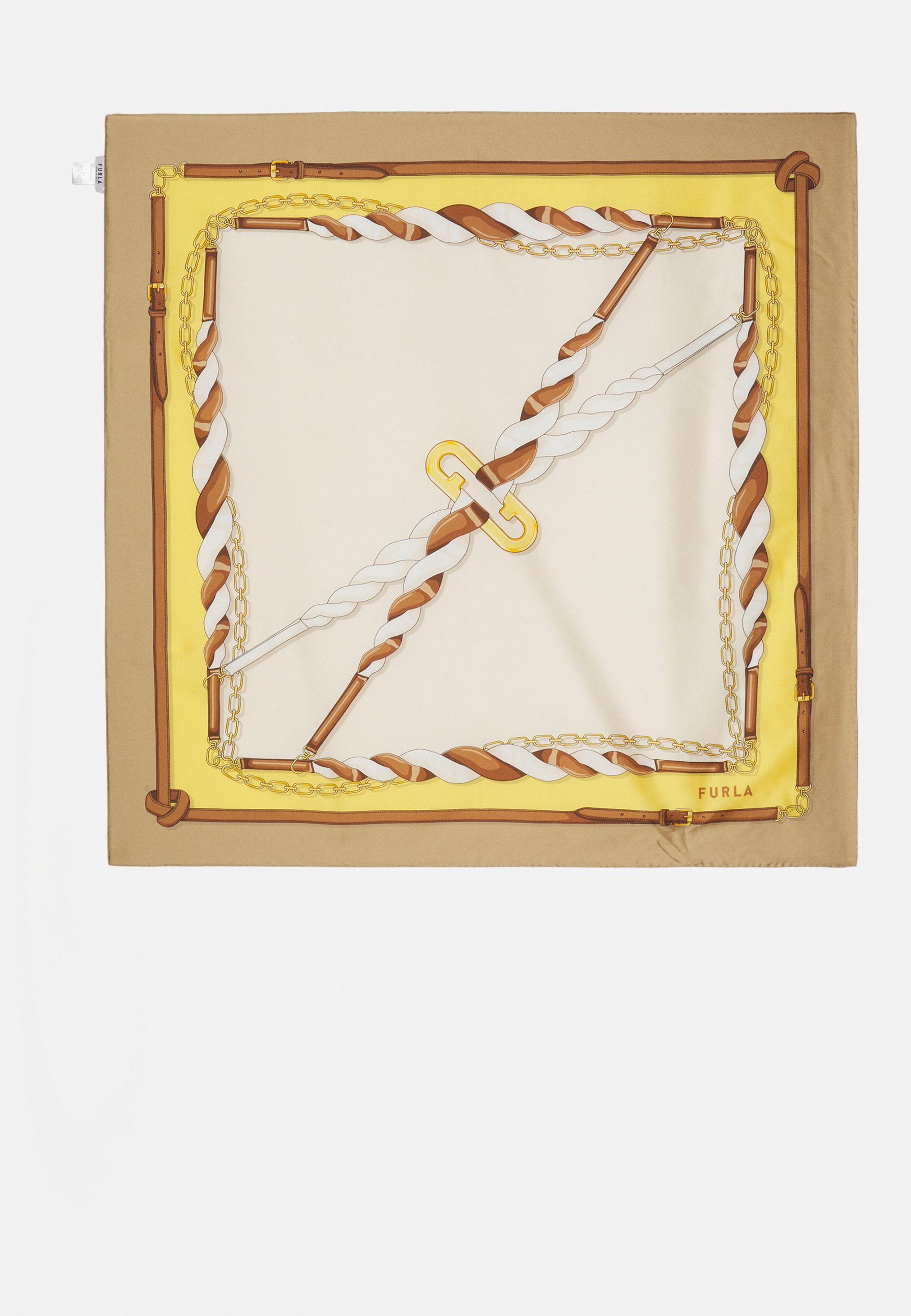 Furla Jaune Furla TORTONA CARRE Foulard Yellow/jaune
