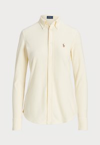 LONG SLEEVE BUTTON FRONT  - Pogājama blūze - wicket yellow/white