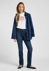 Lee ELLY - Vaqueros slim fit - softened dark