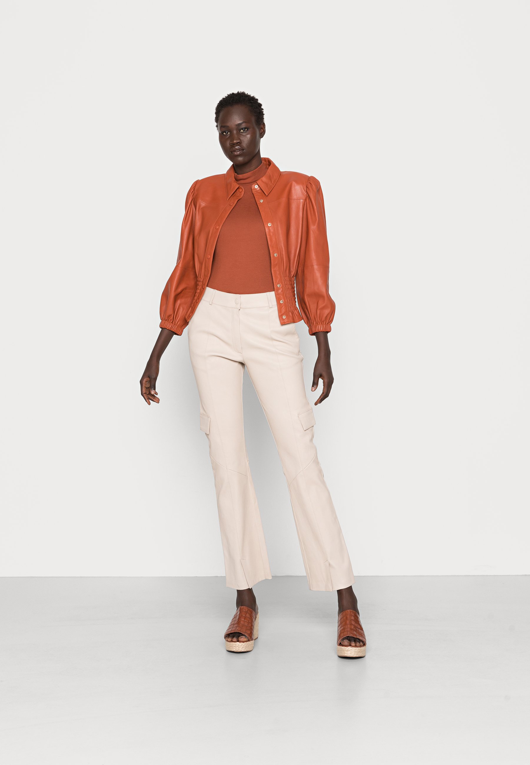 Ibana TANYA - Overhemdblouse - terracotta/koper - Zalando.nl