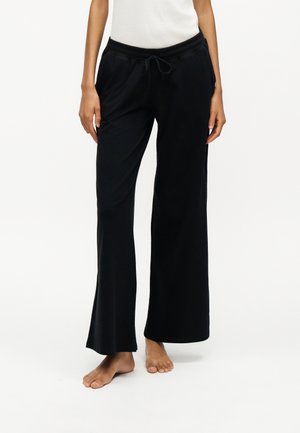 Hollister Co. WIDE LEG PANT - Nachtwäsche Hose - black