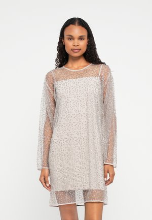 MALLY SHORT DRESS - Vestido de cóctel - pumice stone