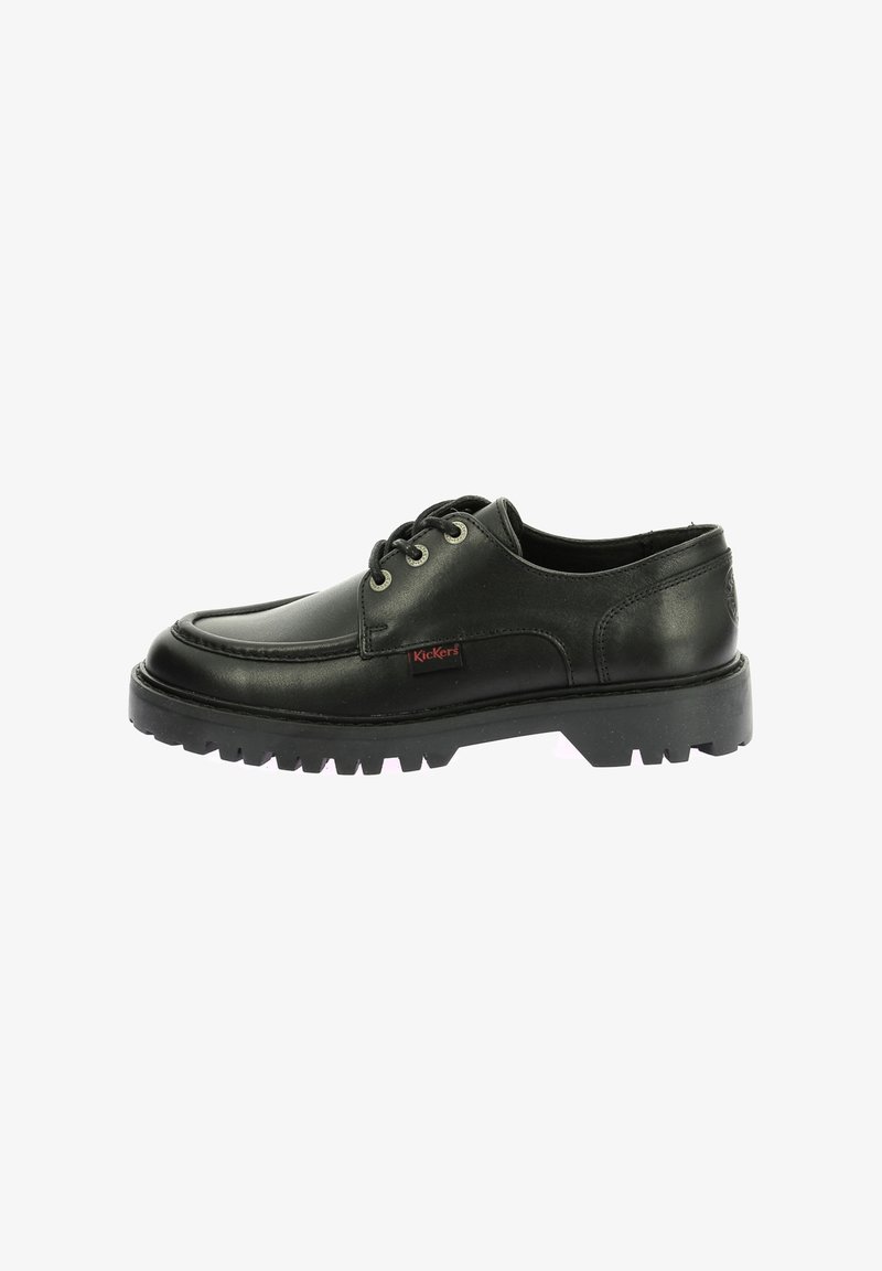 Kickers DERBIES DECKLOWY - Stringate - noir