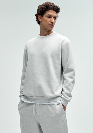 STEADY STATE CREW - Pulover iz flisa - heathered core ultra light grey