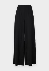 VMLIVA SUPER WIDE PANTS - Tygbyxor - black