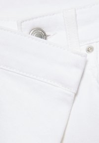 PULL&BEAR WITH CROSSOVER WAIST - BAGGY JEANS - Jean baggy - white