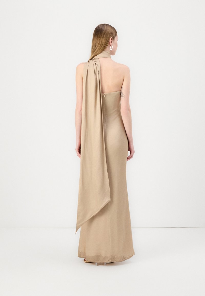 Malina ZELDA SCARF DETAIL DRESS - Maxi dress -  champagne/peony/multi-coloured - Zalando.ie