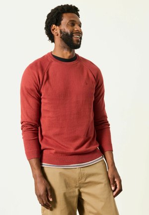 FatFace, CREW NECK KNITTED JUMPER - Strickpullover - red