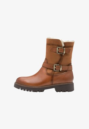 Tamaris ELEGANTE MIT TOUCH-IT - Snowboots  - cognac