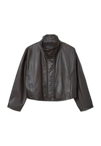 RYDER - Kožená bunda - bitter brown