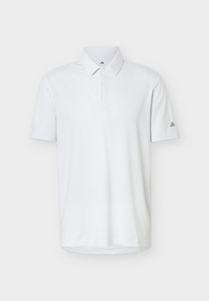 adidas Golf, ULTIMATE365+ GO TO PRINT - Πόλο - white/grey heather