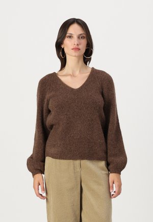 Rue de Femme VALA - Pullover - bitter chocolate