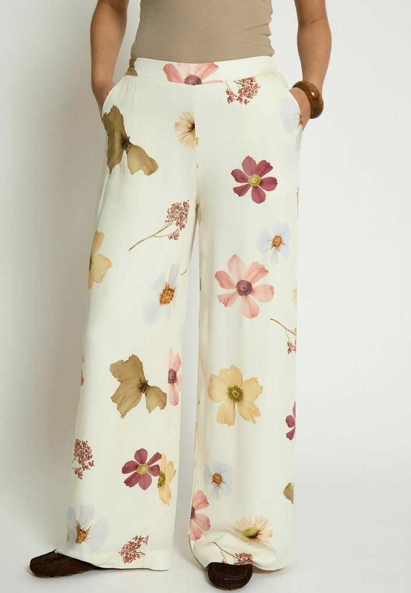 Desires HEIDI MID WAISTED - Broek - p tofu print