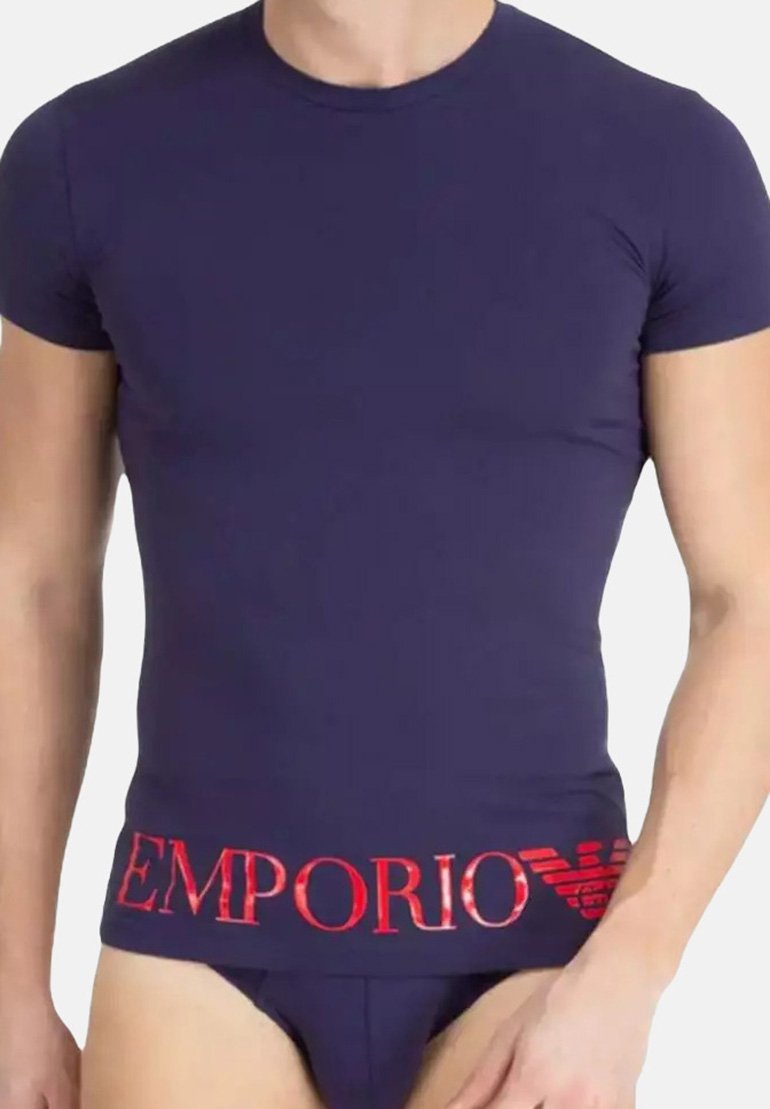 Emporio Armani - CLASSIC LOGO - Caraco - blue, Agrandir