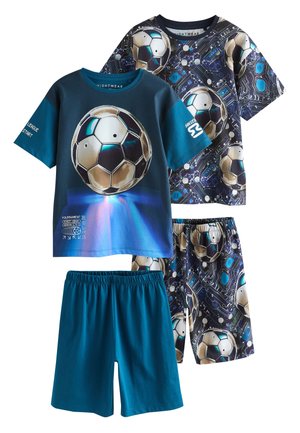 Next, REGULAR FIT-2 PACK - Pyjama - blue football