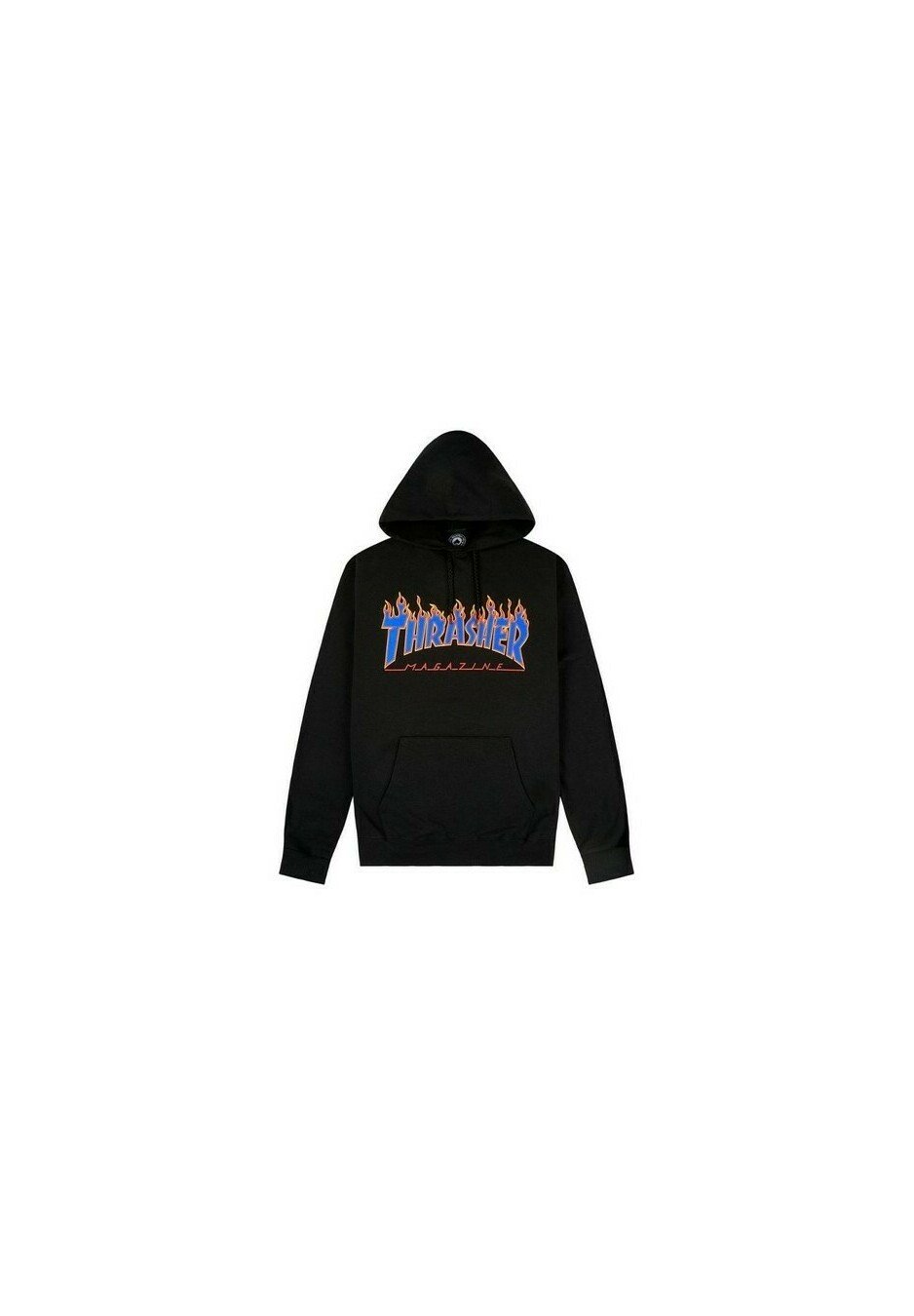 Thrasher FLAME - Jersey con capucha - black/negro - Zalando.es