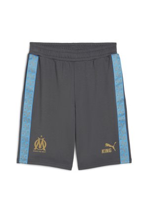 OM KING - Kurze Sporthose - galactic gray-luminous blue