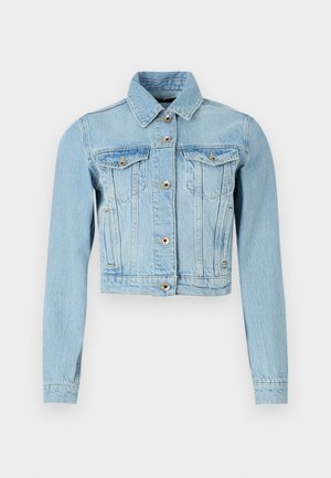 Patrizia Pepe OUTERWEAR - Džínová bunda - light blue wash